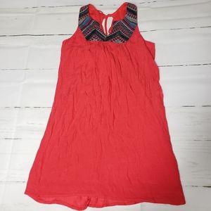Red Camel Women's Sleeveless Red Tank Top Small